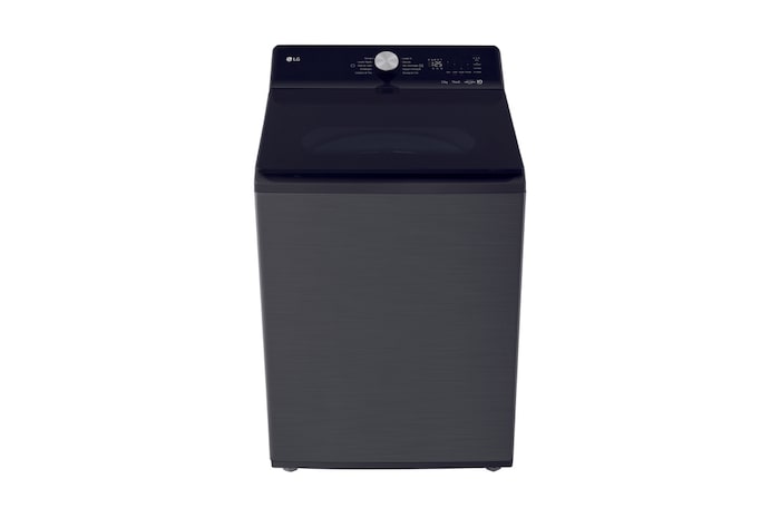Lavadora de 23kg con AI DD™, Ciclo PetCare, ThinQ™, Lavado a Vapor y Tina de Acero Inoxidable, Platinum Black
